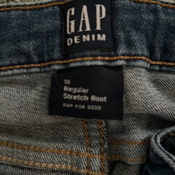 Gap Jeans - stretch boot - girls size 18 Regular - Picture 2 of 7